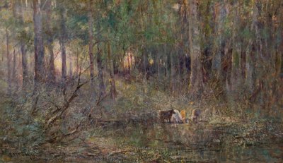 Violett und Gold von Frederick McCubbin